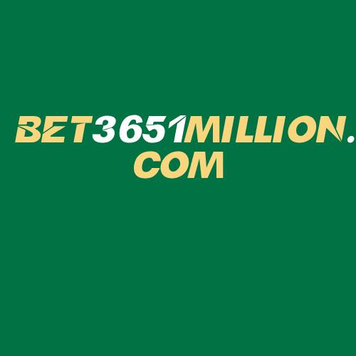 Logo da BET3651MILLION